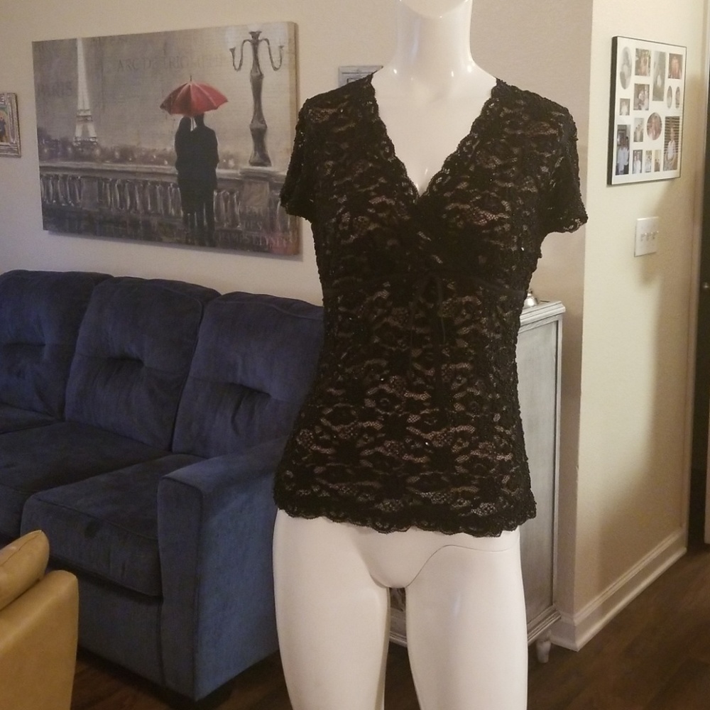 Ann Taylor dressy lace top